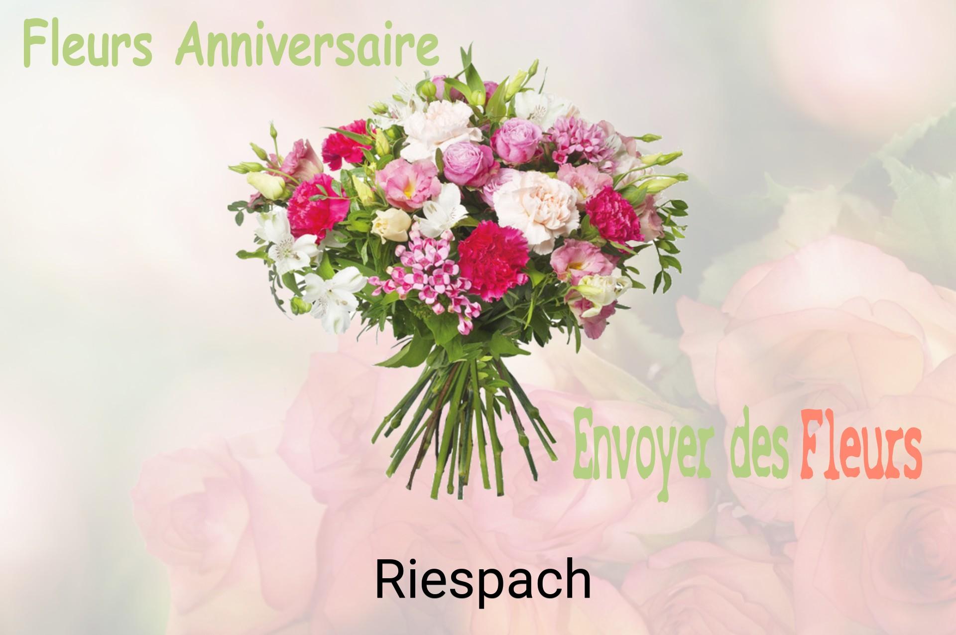 Bouquet de fleurs d’anniversaire livré à Riespach