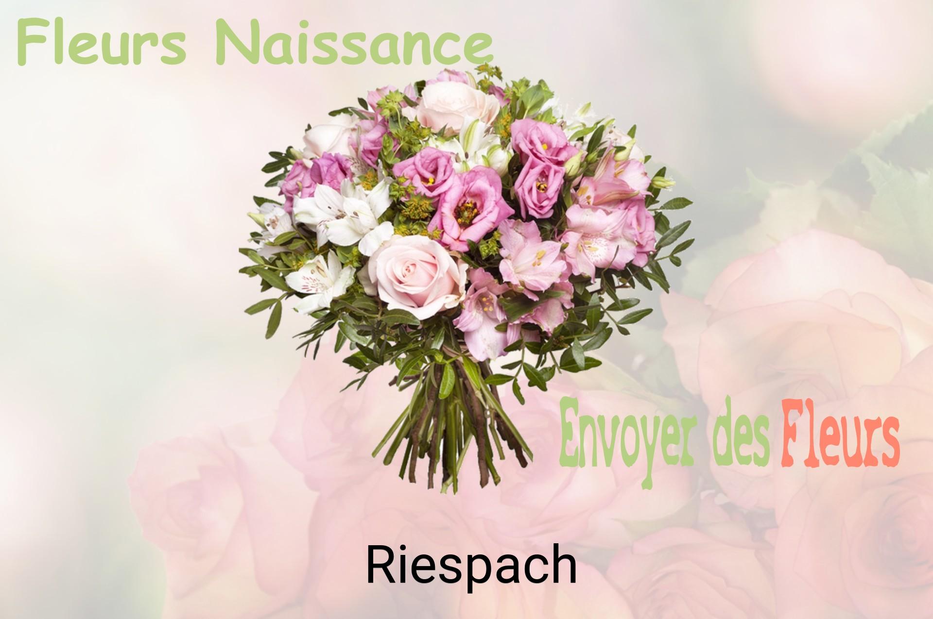 Bouquet de fleurs de naissance livré à Riespach